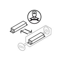 Led Stropna Svjetiljka Gundi - bijela/crna, Natur, drvni materijal/metal (65/35/9cm) - Globo