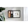 MEMOBORD MULTIPLE -EXT- - Wit/Natuurlijke kleuren, Modern, Kunststof/Hout (69/41/2cm) - Premium Living