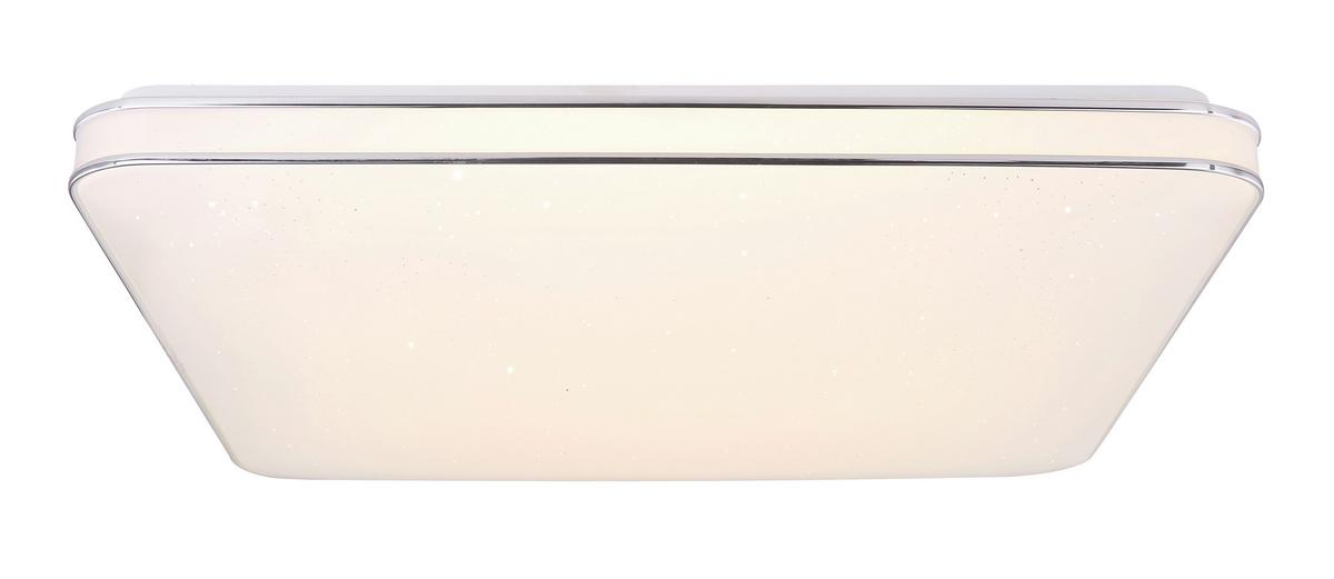 LAMPA SUFITOWA LED LASSY -TUYA - biały, Modern, tworzywo sztuczne/metal (49,5/49,5/8cm)