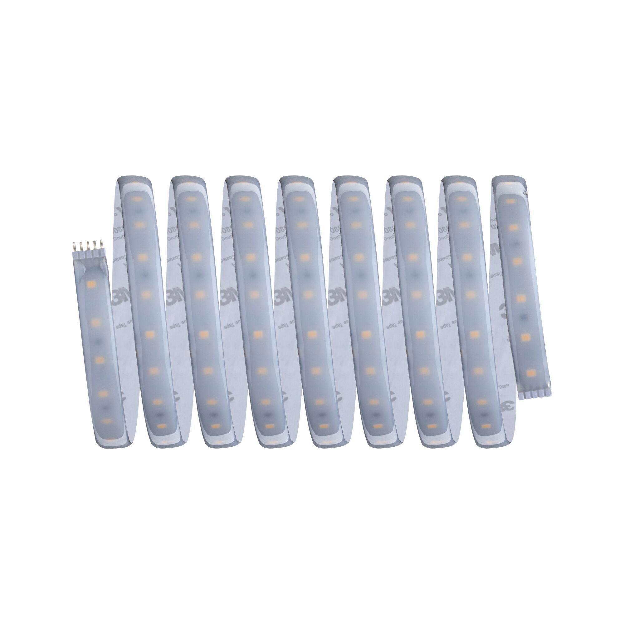LED-Strip 70666 in Silberfarben max. 18 Watt - Silberfarben, Basics, Kunststoff (300-550,0cm) - Paulmann