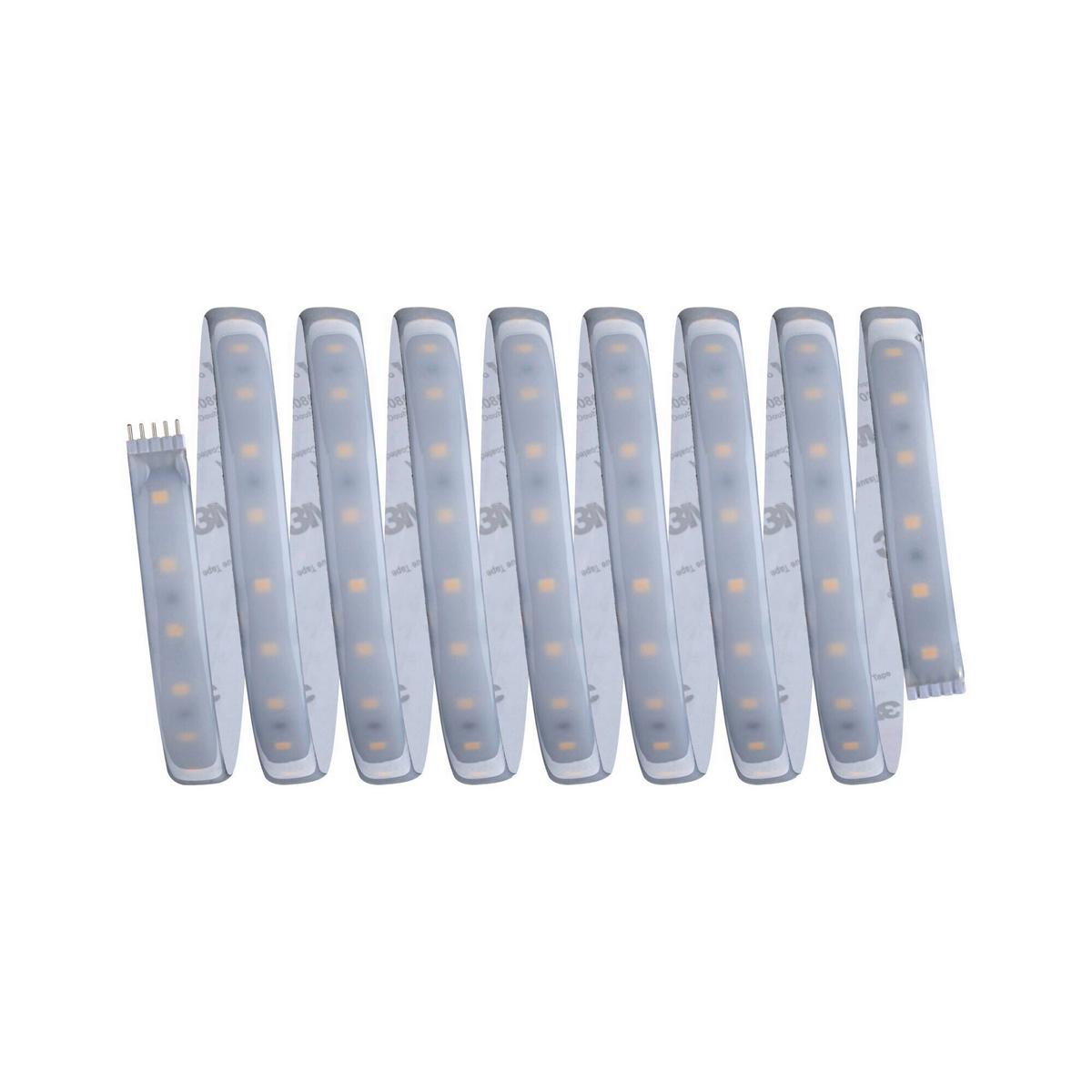 LED-Strip 70666 in Silberfarben max. 18 Watt - Silberfarben, Basics, Kunststoff (300-550,0cm) - Paulmann