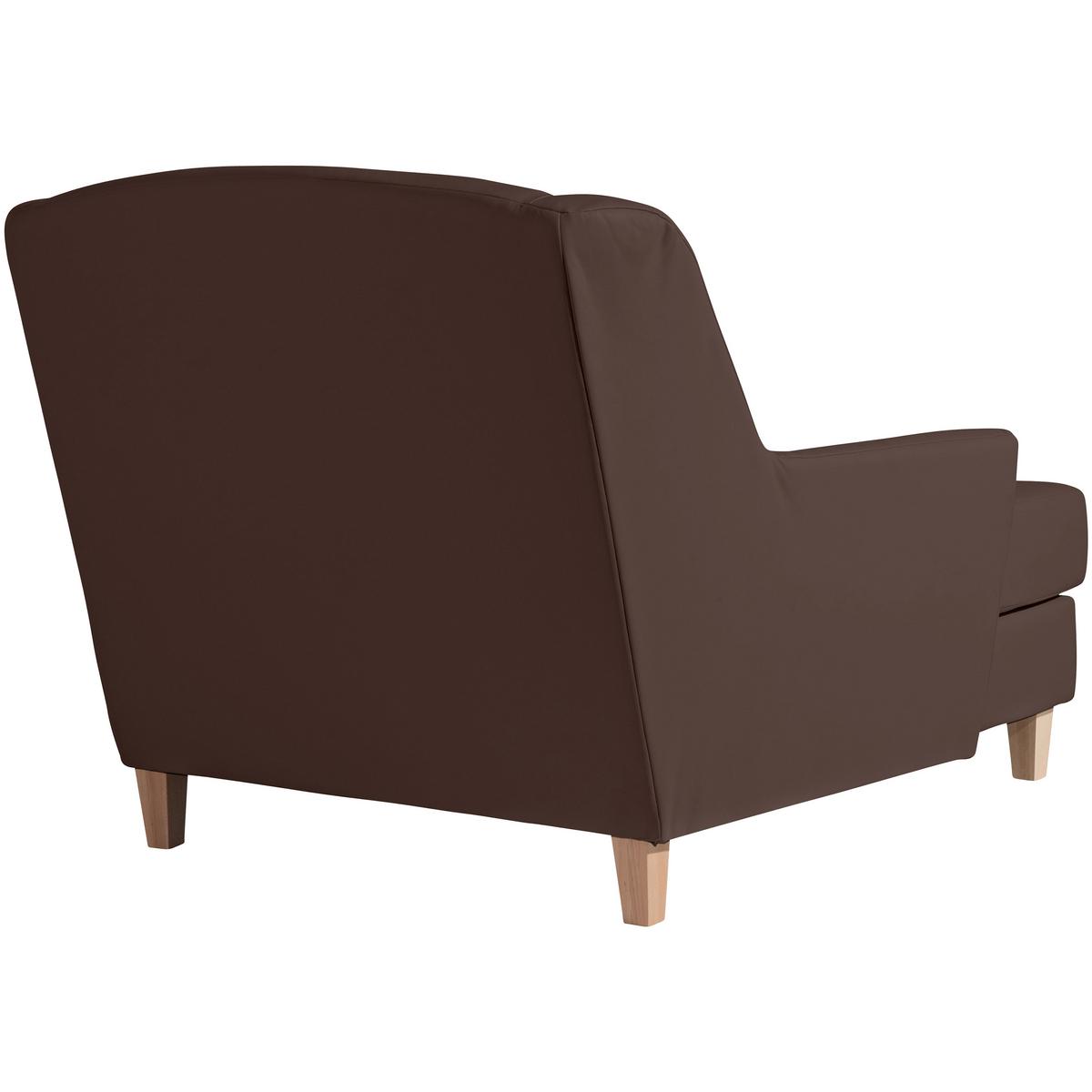 XXL-SESSEL JUDITH - Braun/Naturfarben, MODERN, Holz/Holzwerkstoff (136/107/142cm) - Max Winzer