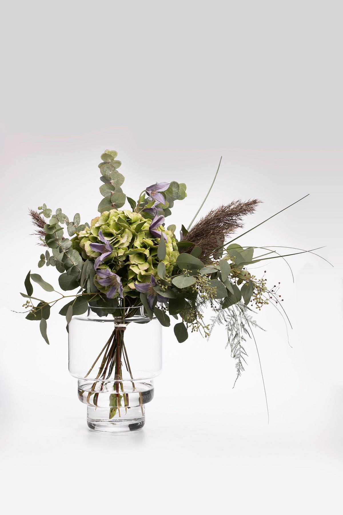 Váza Akka - átlátszó, Trend, üveg (16/23cm) - Markslöjd