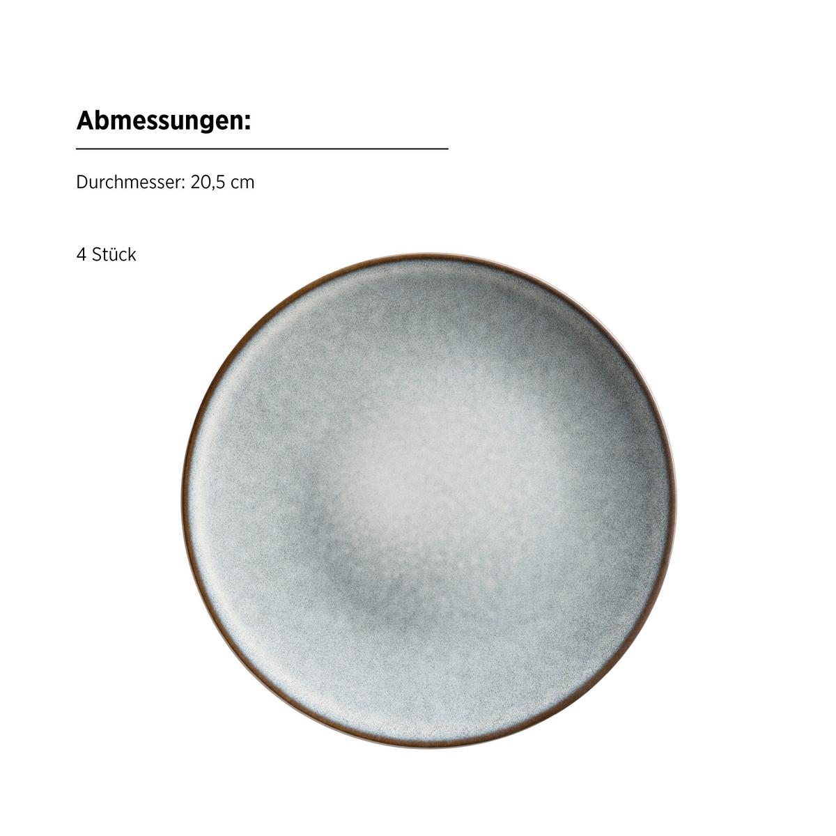 FRÜHSTÜCKSSERVICE 935604 FRÜHSTÜCKSSERVICE SMOKY - Grün, Basics, Keramik - Mäser