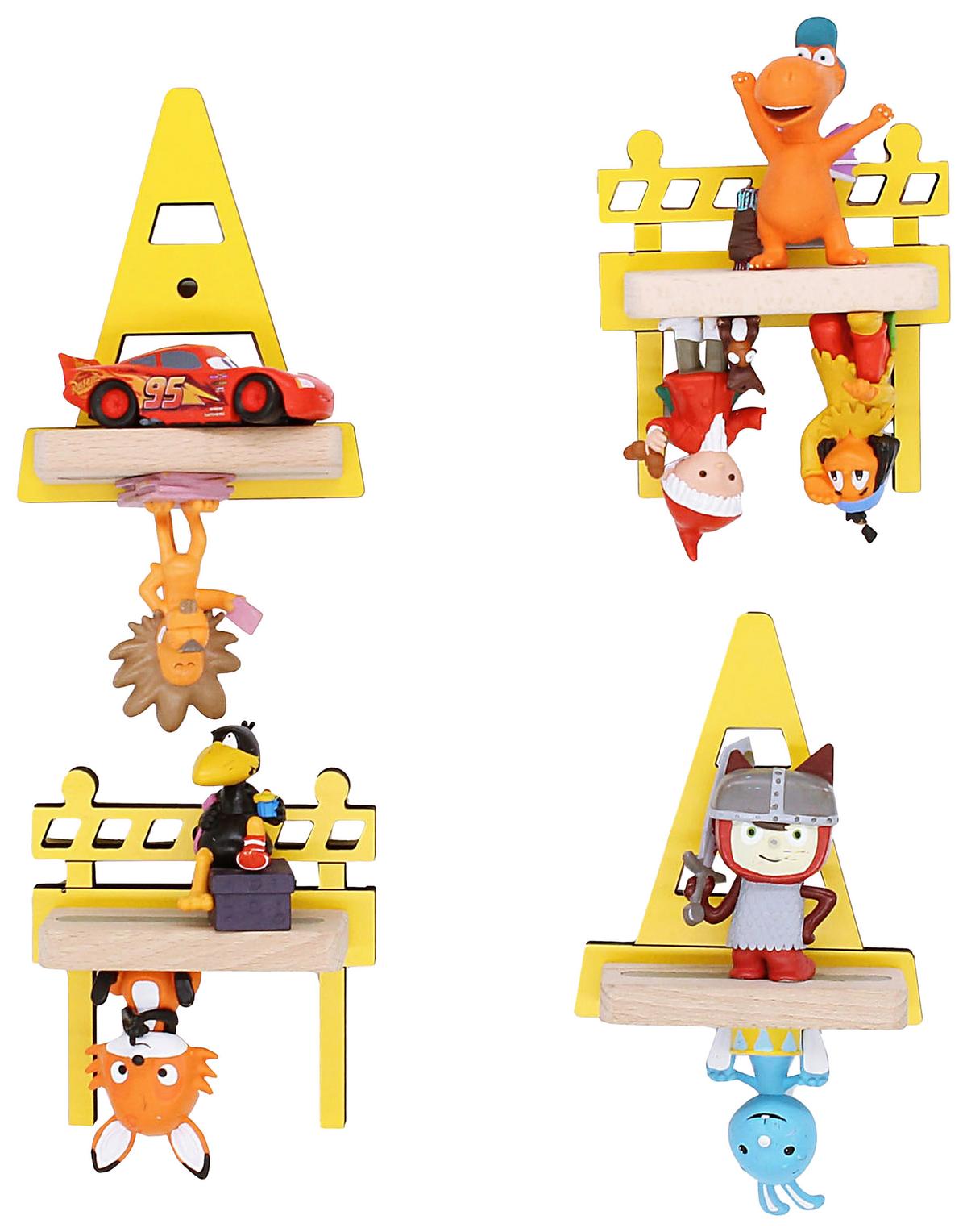 KINDERREGAL BOARTI - Gelb, Modern, Holzwerkstoff (13,5/10,5/5cm) - MID.YOU