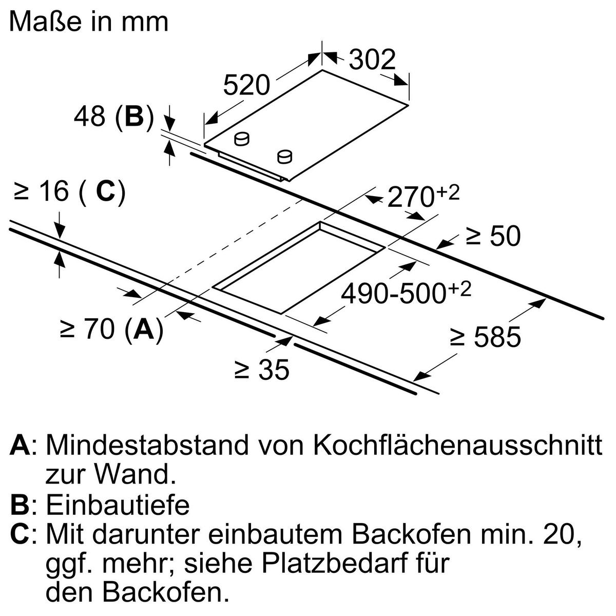 Glaskeramikkochfeld ET375CFA1E Schwarz - Schwarz, MODERN, Glas/Metall (30,2/4,8cm) - Siemens