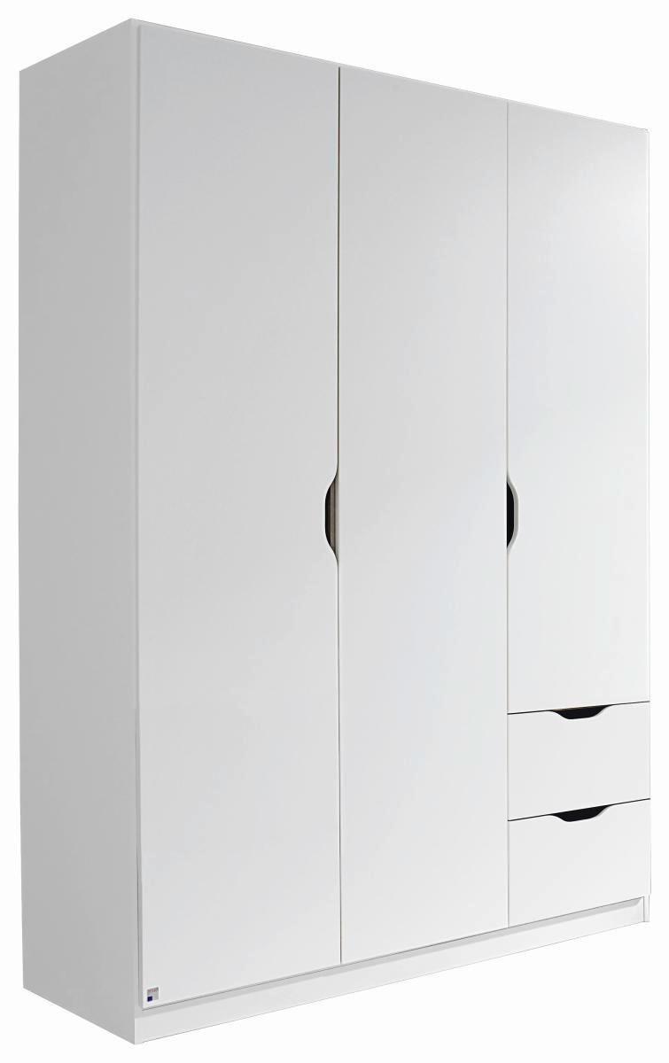 Kombischrank Freising ca. 136x197x54 cm Weiß - Weiß, MODERN, Holzwerkstoff (136/197/54cm) - Rauch Möbel
