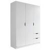 Ormar S Klasičnim Vratima Freising - bijela, Moderno, drvni materijal (136/197/54cm) - Modern Living