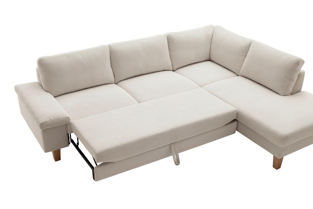 Wohnlandschaft Corvara Weiß - Weiß, KONVENTIONELL, Holz/Holzwerkstoff (286/86/220cm) - Premium Living