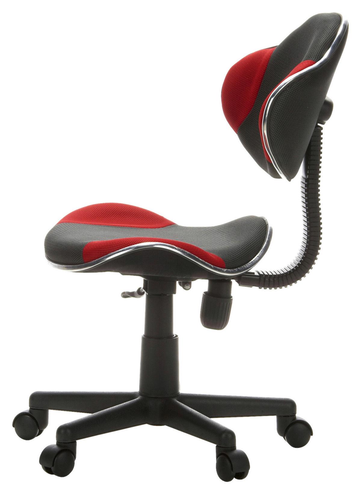 Mladinski Vrtljivi Stol Kiddy Gti 2, Siva, Rdeča - rdeča/siva, Basics, umetna masa (45/86-101/42cm) - MID.YOU
