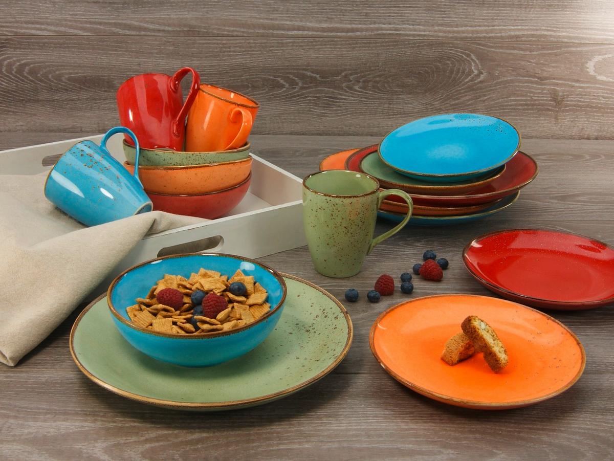 Kombiservice 19989, 16-teilig - Multicolor, Basics, Keramik (34/31,5/33cm) - Creatable