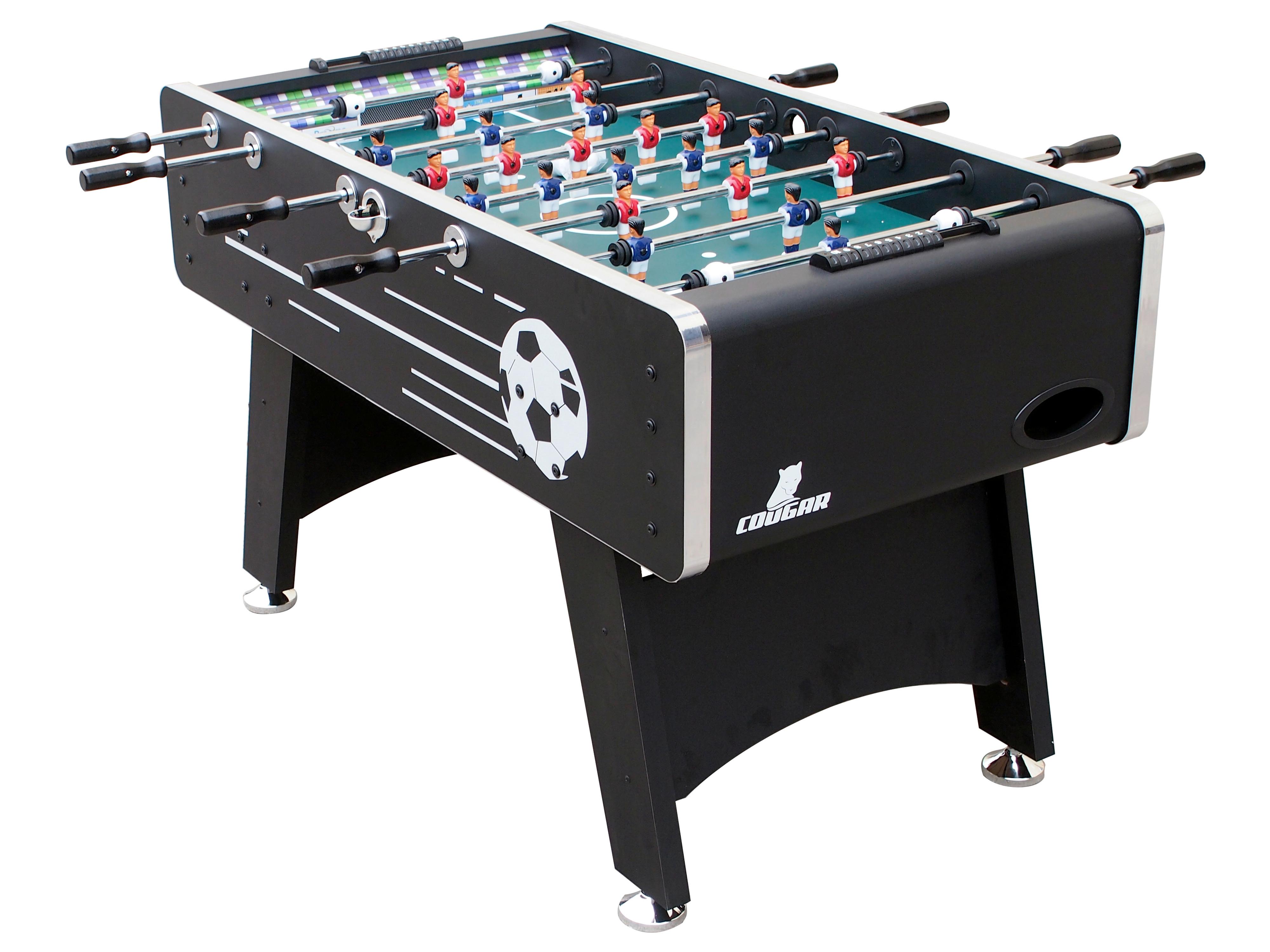 Tischfußball Arena in Schwarz - Schwarz, KONVENTIONELL, Holz (75/88/141cm) - Ambia Garden
