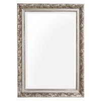 LUSTRO ŚCIENNE BARI - kolor srebrny, Lifestyle, drewno/szkło (50,6/70,6/3,8cm) - Landscape