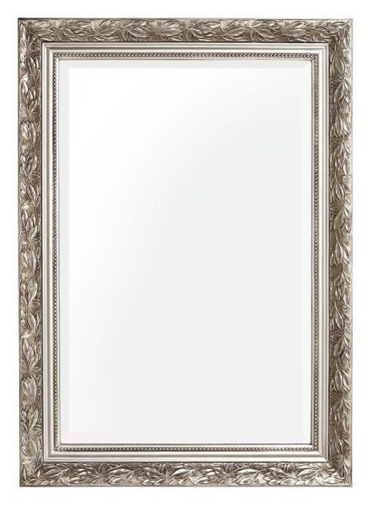 LUSTRO ŚCIENNE BARI - kolor srebrny, Lifestyle, drewno/szkło (50,6/70,6/3,8cm) - Landscape