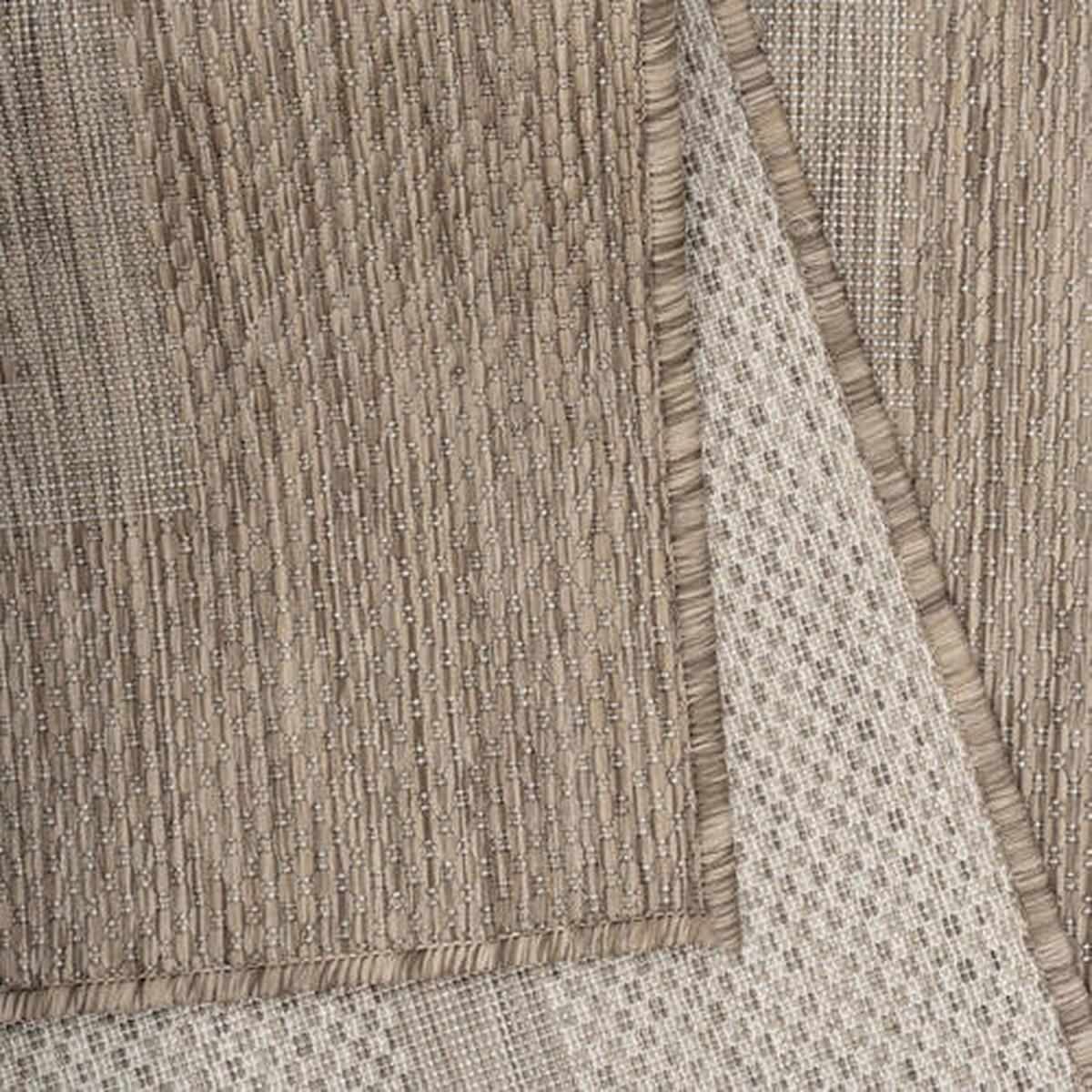 Flachwebeteppich Relax Braun ca. 280x370cm - Braun, Basics, Textil (280/370cm) - Novel
