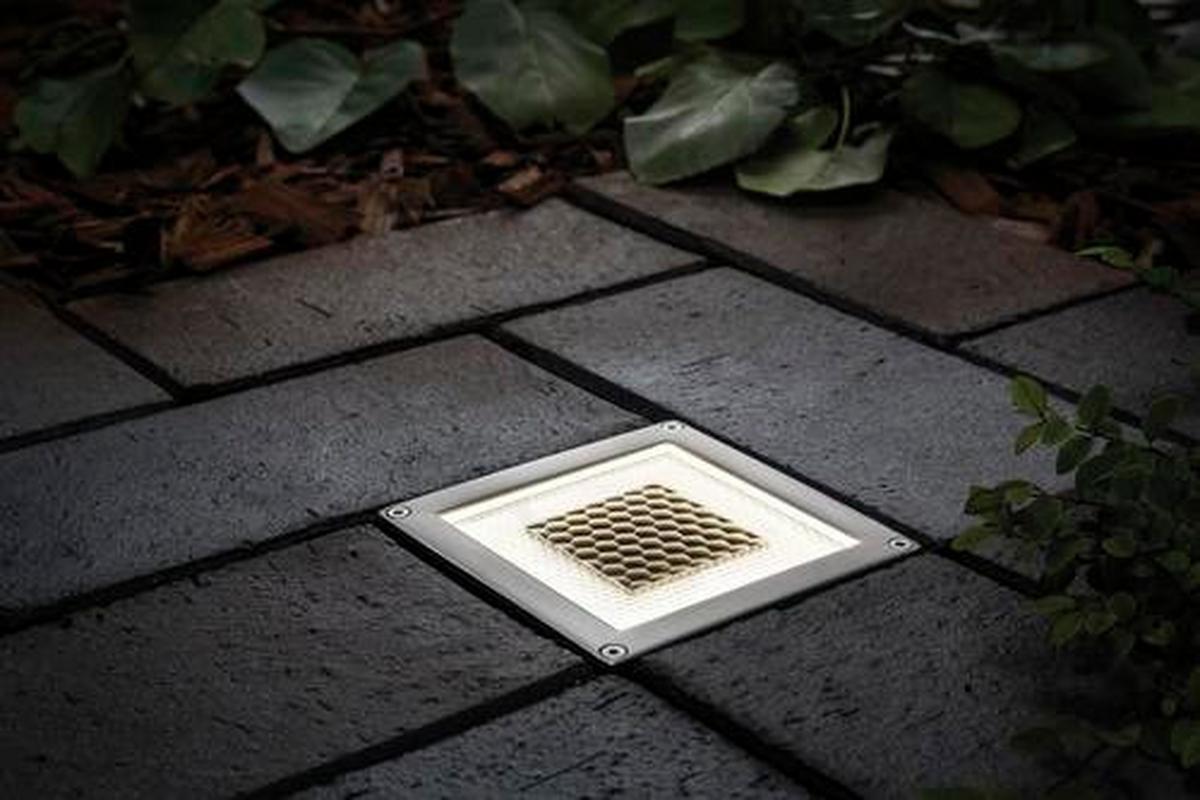 Solarleuchte Solar Cube LED in Edelstahlfarben max. 0,24 W - Klar/Edelstahlfarben, Basics, Metall (10/4,5/10cm) - Paulmann