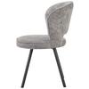 STOL MINA - mörkgrå/svart, Design, metall/trä (52/86/61cm) - Mömax