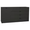 Sideboard in Anthrazit - Anthrazit, Modern (168/87/45cm) - Premium Living