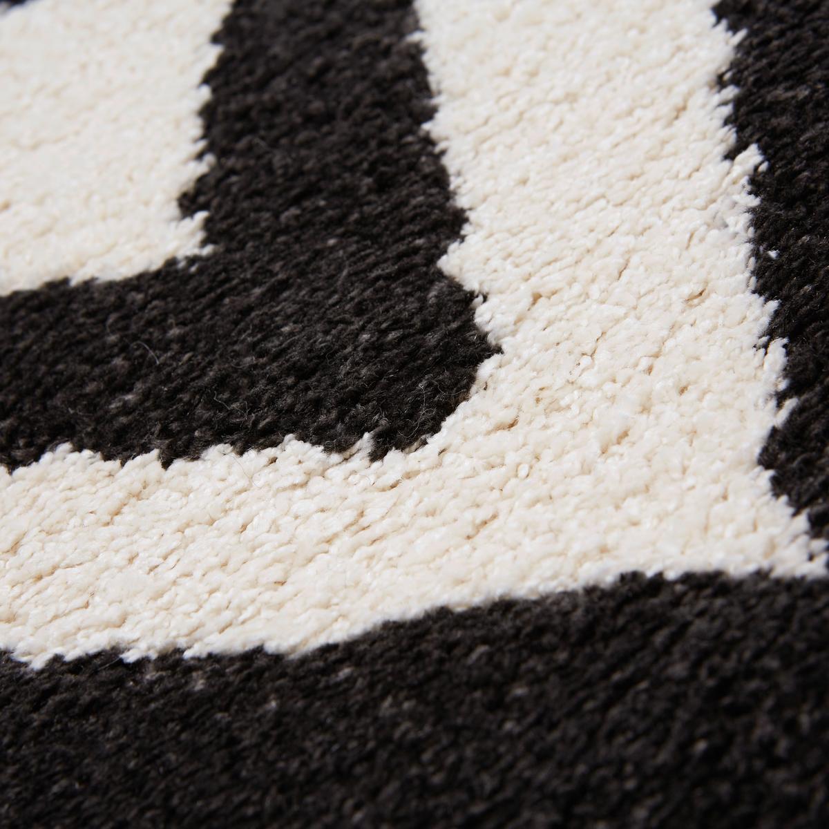 Covor țesut Timon 1 - crem/negru, Modern, textil (80/150cm) - Modern Living
