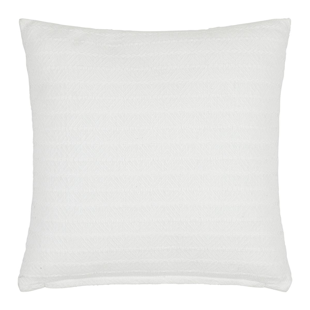 Zierkissen Tara Naturfarben ca. 45x45cm - Weiß, LIFESTYLE, Textil (45/45cm) - Mömax