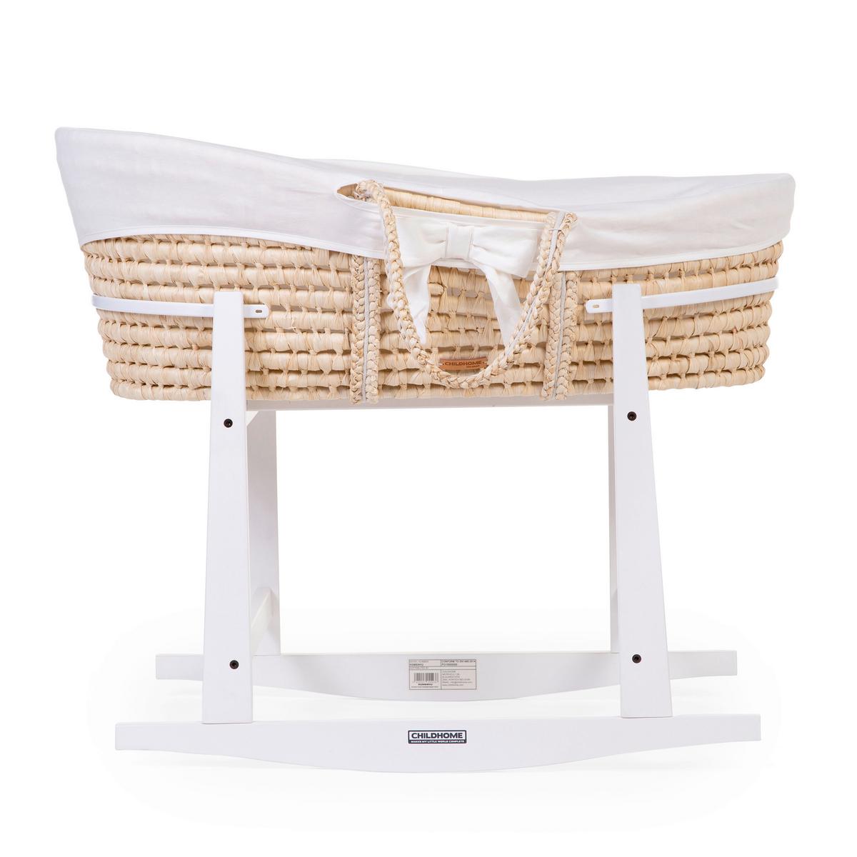 STELAŻ DO KOŁYSKI RSMBWH2 SCHAUKELGESTELL WIEGE - biały, Konventionell, materiał drewnopochodny (85/46/54cm) - Childhome