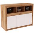 Komoda Kashmir New - črna/bela, Moderno, leseni material (142/89/41cm) - Zandiara Komoda Kashmir New - črna/bela, Moderno, leseni material (142/89/41cm) - Zandiara