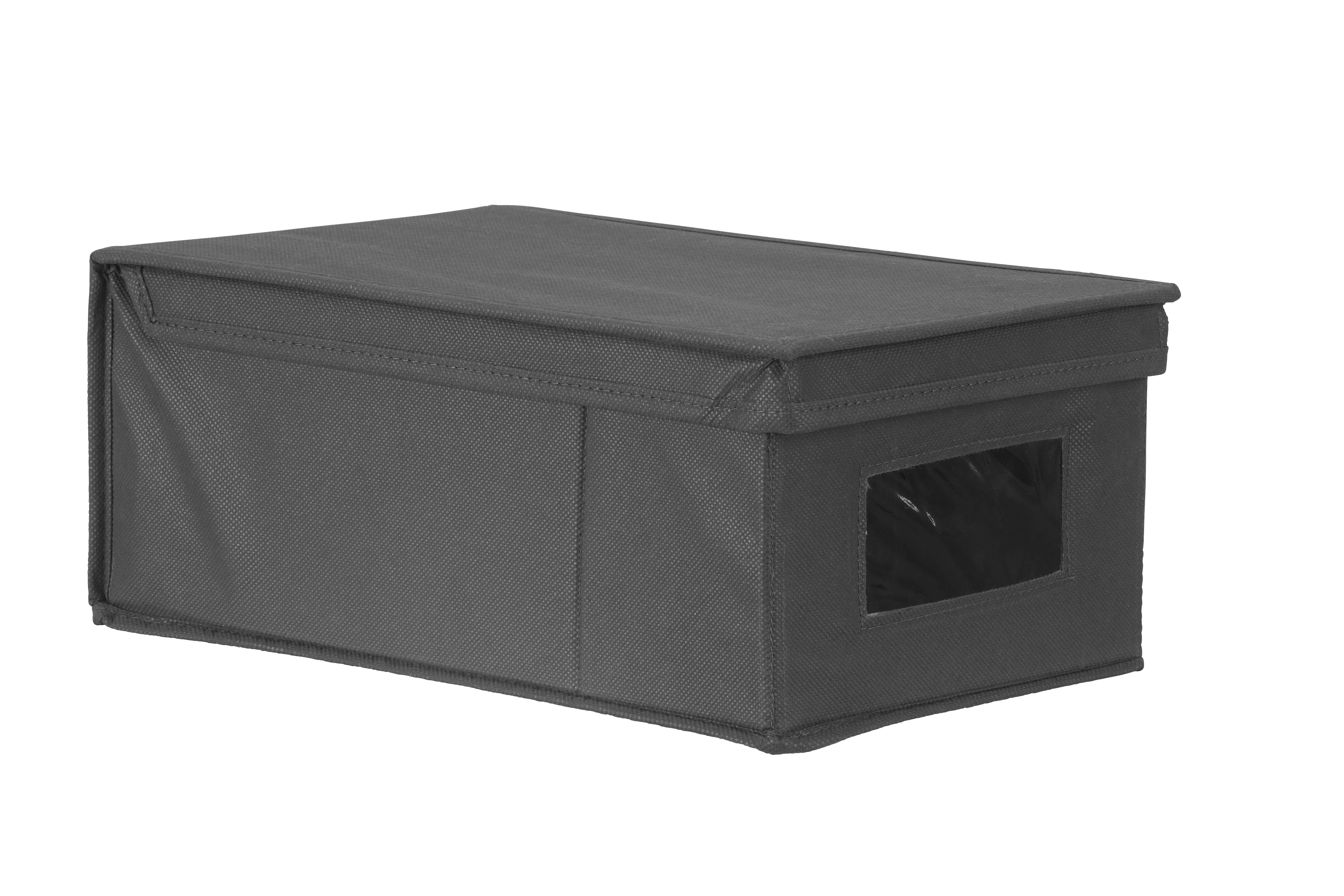 Škatla Za Shranjevanje Allround -Sb- - antracit, Moderno, karton/tekstil (20/13/34cm) - Mömax