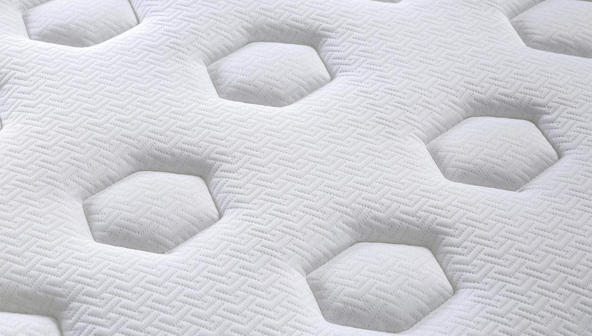 Matratze Cool & Wool H3 + H3 ca. 90x200 cm - Weiß/Grau, Basics, Textil (90/200cm) - Yatas