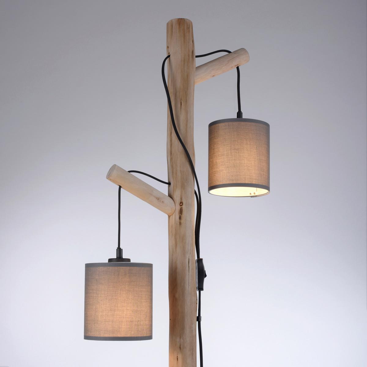 LAMPA STOJĄCA 15785-29 TRIBU - taupe, Natur, tworzywo sztuczne/metal (39/28/150cm)