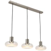 LAMPA WISZĄCA KATHARINA - biały/przezroczysty, Trend, tworzywo sztuczne/metal (85/20/120cm) - Novel