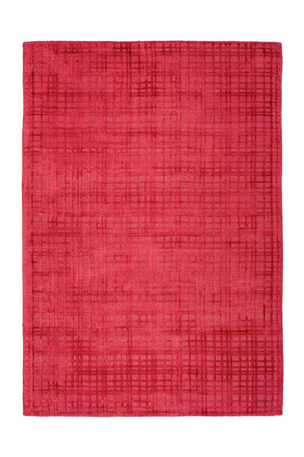 WEBTEPPICH KARMA 125 CHERRY 200CM X 290CM - Rot, Basics, Textil (200/290cm) - Kayoom
