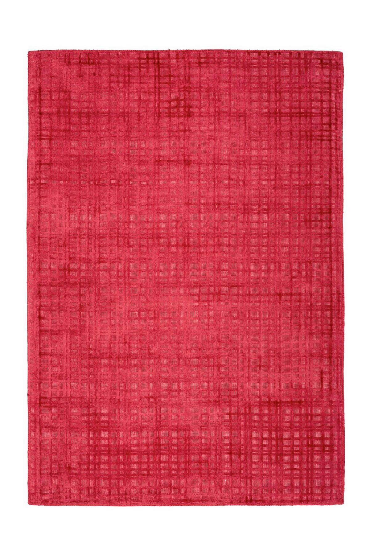 WEBTEPPICH KARMA 125 CHERRY 200CM X 290CM - Rot, Basics, Textil (200/290cm) - Kayoom