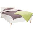 Bett Weiß 140x200cm - Eichefarben/Weiß, MODERN, Holz/Holzwerkstoff (140/200cm) - MODERN LIVING