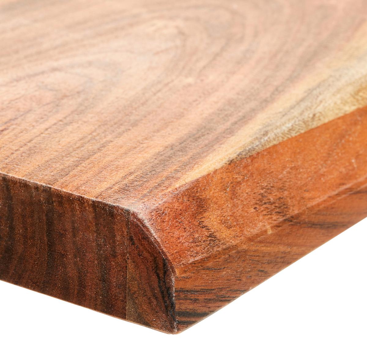 PÓŁKA ŚCIENNA LASEK - kolor naturalny, Natur, drewno (60/3,5/20cm) - Livetastic