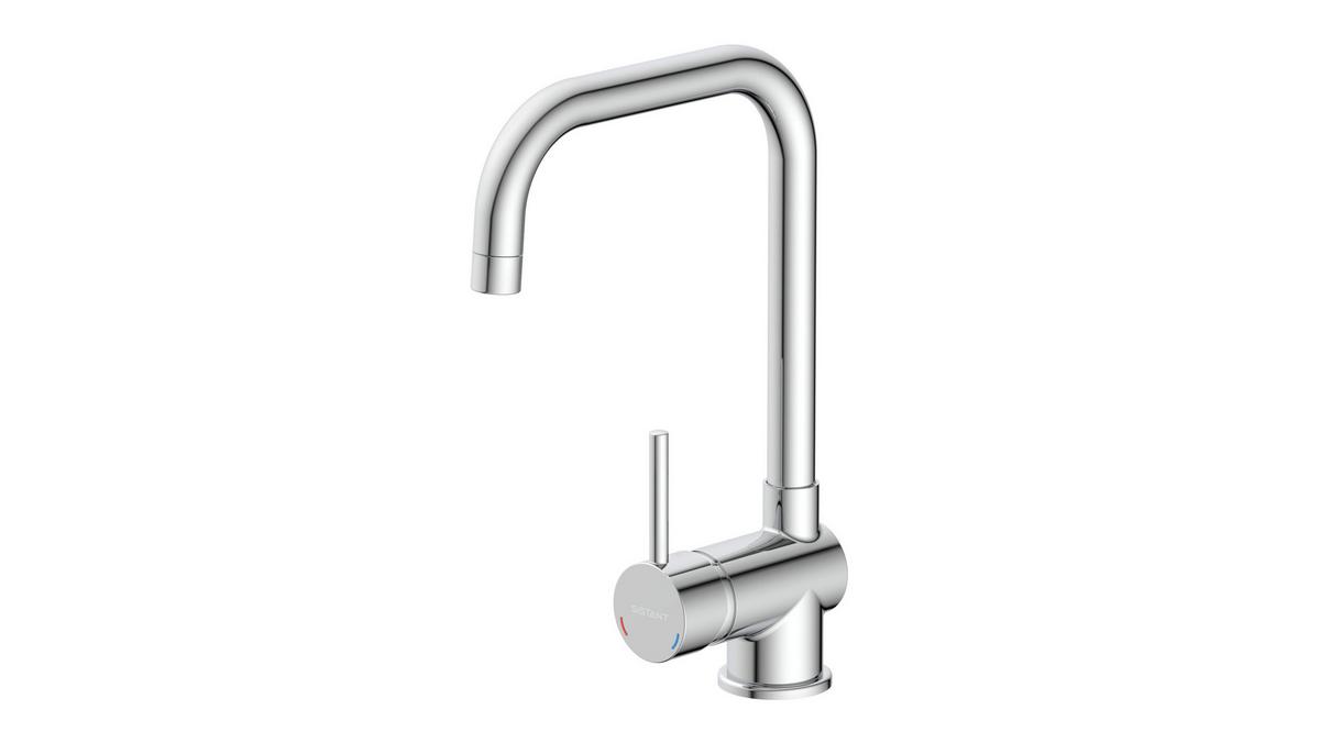 Küchenarmatur Sistant Stockholm Chromfarben - Chromfarben, Basics, Metall (5,4/33/23,1cm) - Sistant
