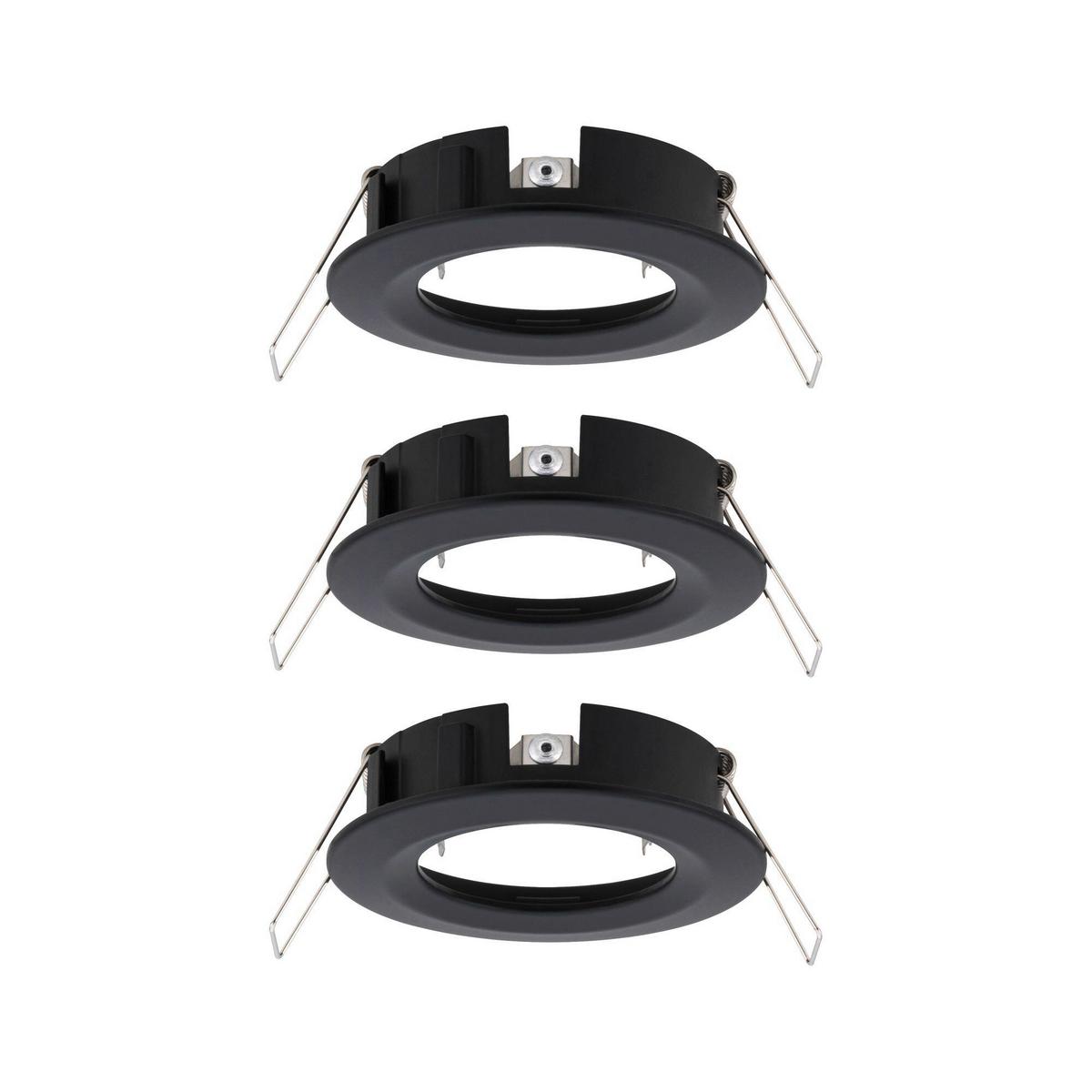 Deckenleuchte Choose! Spot Set in Schwarz/Alufarben max. 10 W - Schwarz/Alufarben, Basics, Metall (8,4cm) - Paulmann