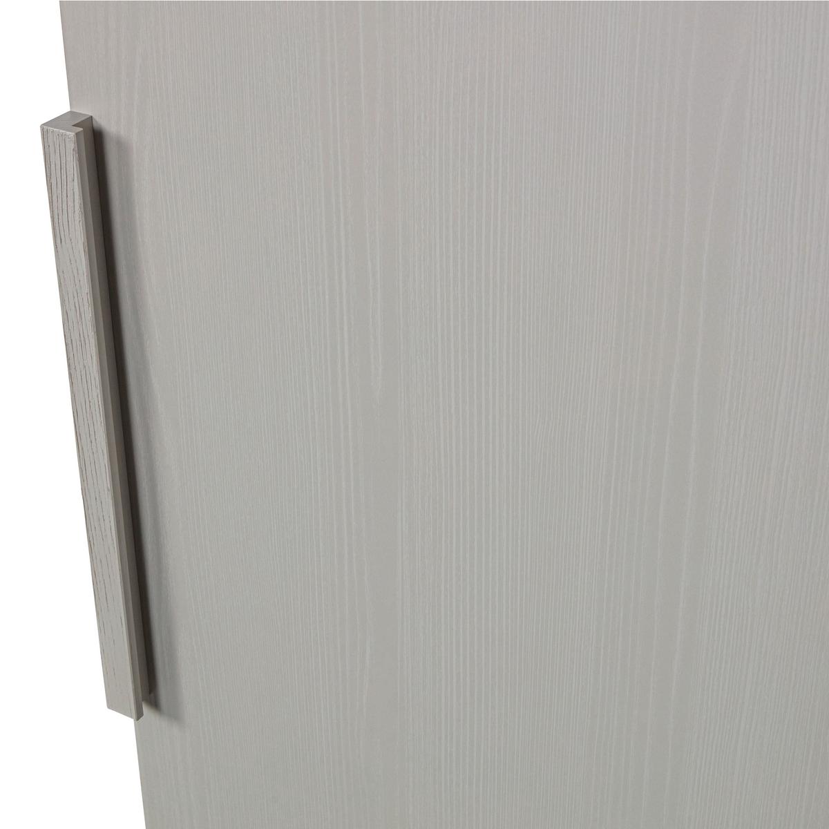 DREHTÜRENSCHRANK Rens, Grau B: 55 cm - Grau, Design, Holz (55/210/58cm) - Livetastic