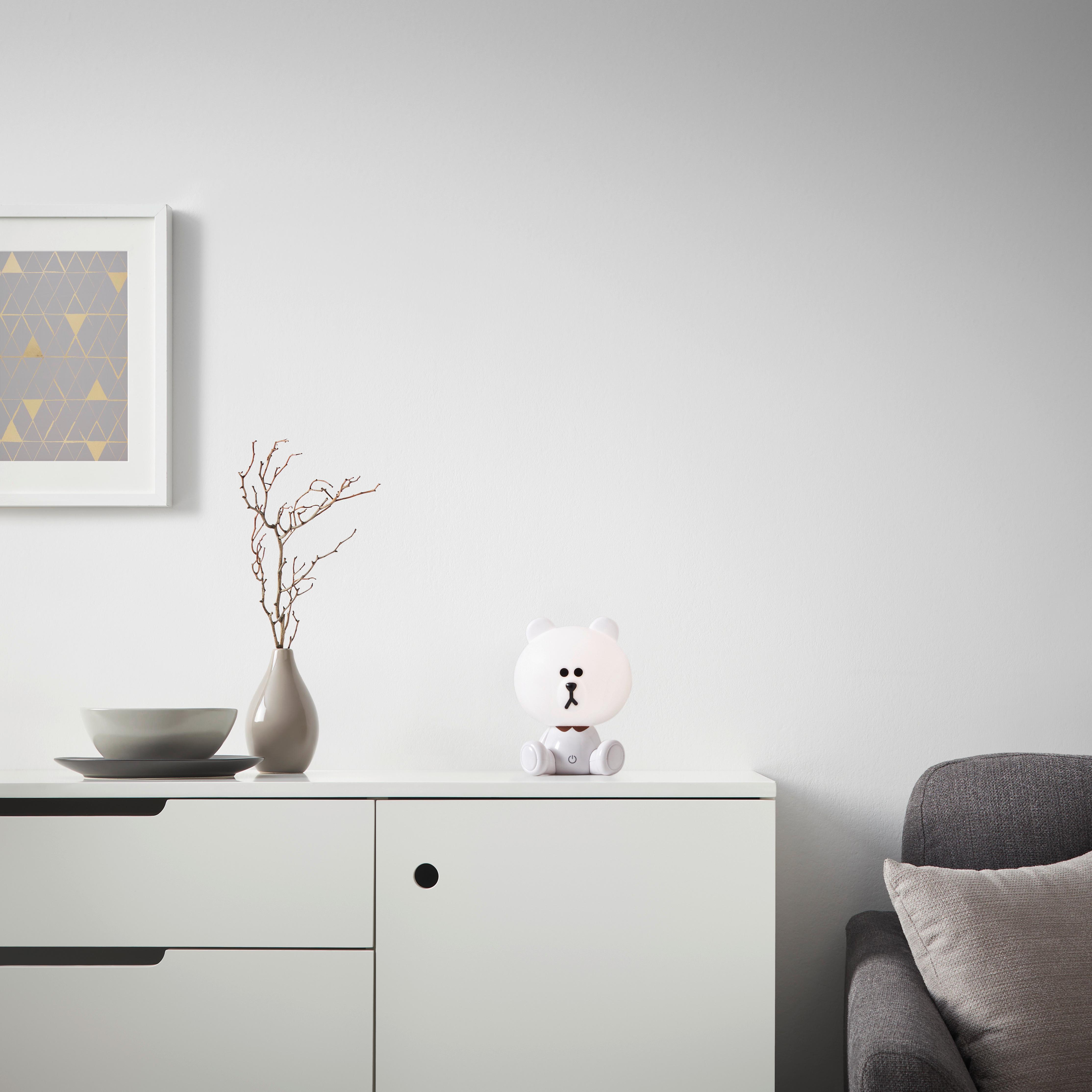 LED-BORDSLAMPA BÄRLI -EXT- - vit, Lifestyle, plast (19,2/14,5cm) - Mömax