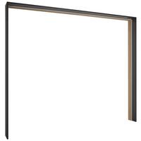 Passepartoutrahmen Syncrono in Grau/Metallic - Konventionell, Holzwerkstoff (278/230/64cm) - Mömax