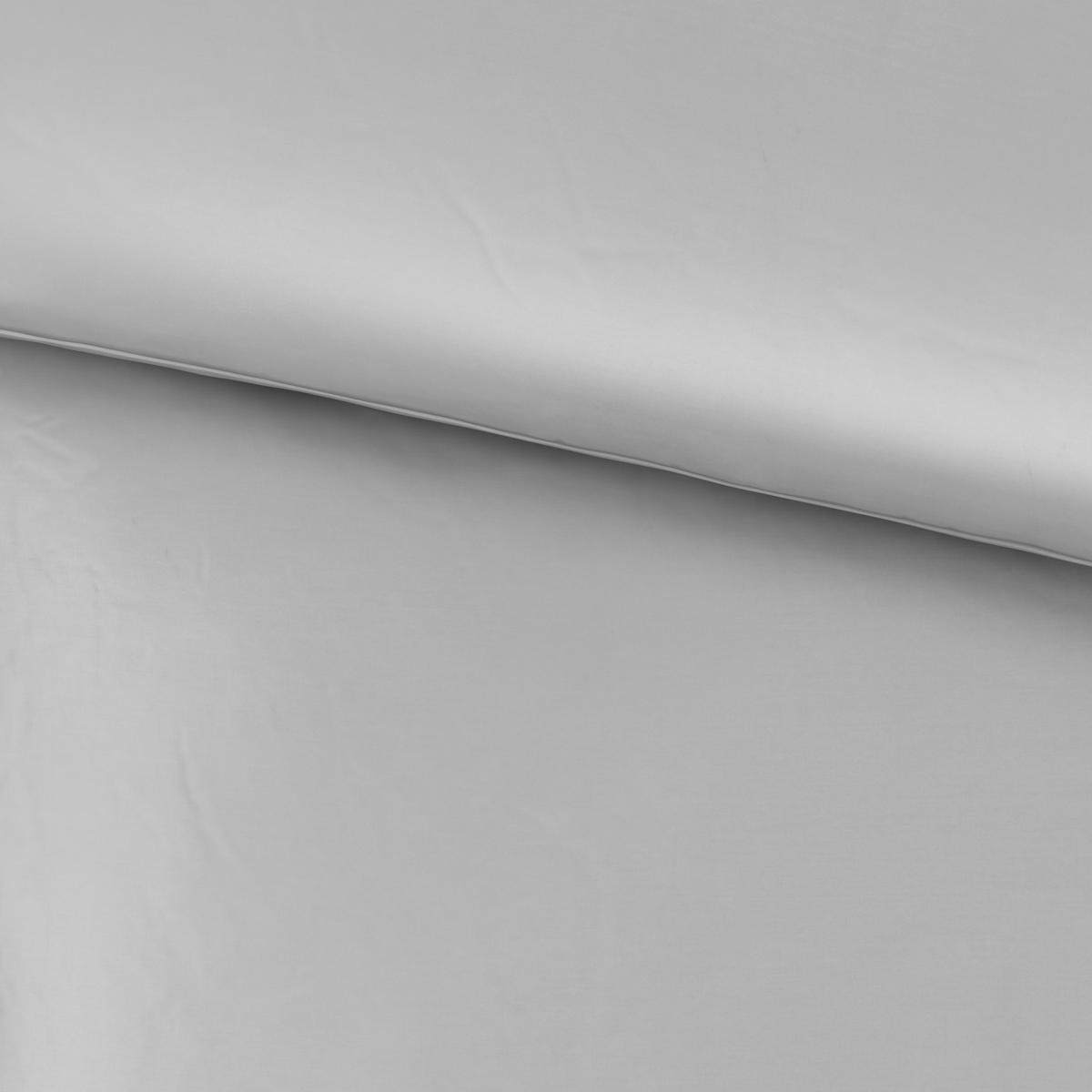Bettwäsche Bio-Lisa Uni in Grau ca. 135x200cm - Grau, MODERN, Textil (135/200cm) - ecoTree
