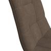 CHAISE SURI - gris clair/noir, MODERN, métal/textile (46/88/62cm) - Bessagi Home