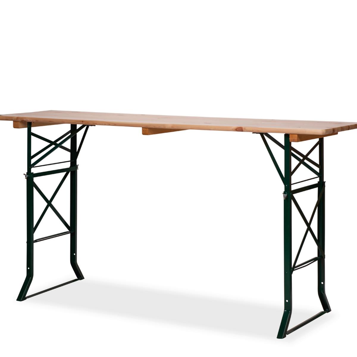 Erhöhungsset für Biertischgarnitur - Grün, Basics, Metall (68/78/4cm) - Gardenson