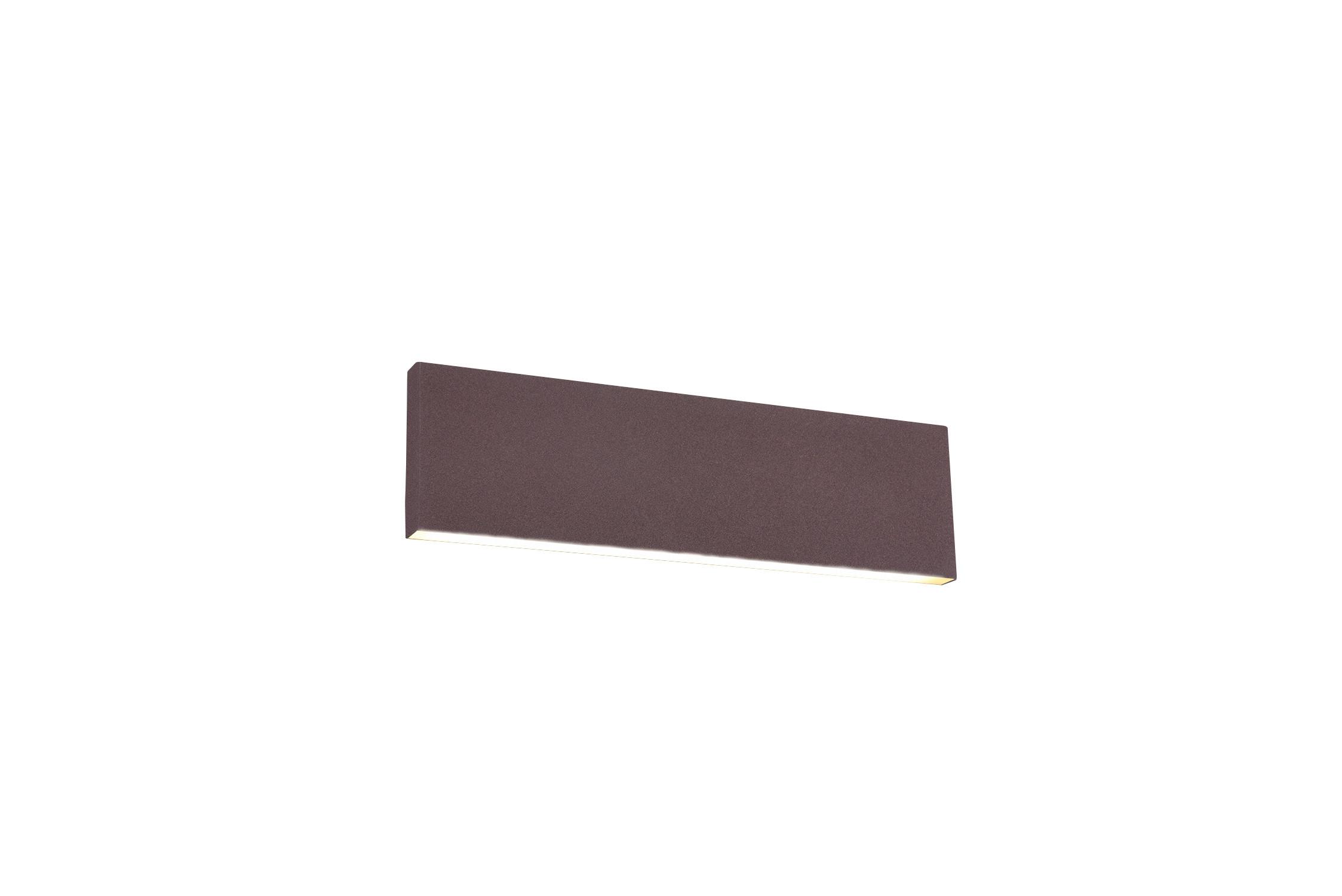 LED-Wandleuchte Concha in Weiß/Rost max. - Rostfarben/Weiß, KONVENTIONELL, Kunststoff/Metall (28/8/4,5cm) - Trio Leuchten