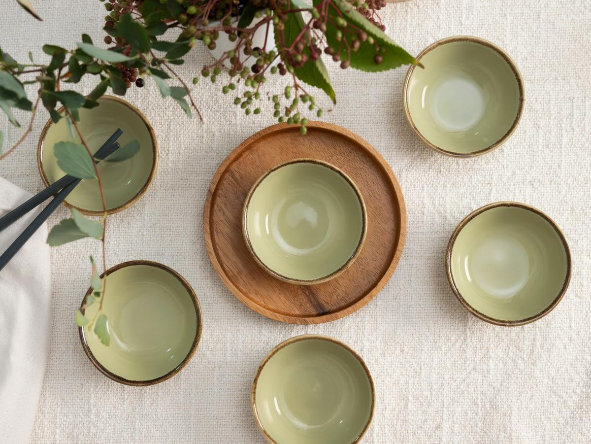 Dipschalenset 22082 Nature Collection - Grün, Trend, Keramik (8cm) - Creatable