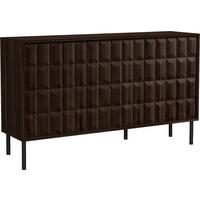 Sideboard Diamond Dunkelbraun - Dunkelbraun/Schwarz, Design, Holzwerkstoff/Metall (155/91/40cm) - Mömax