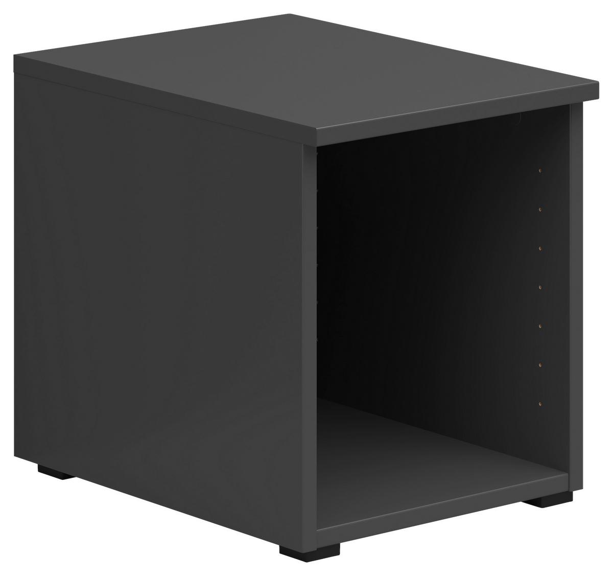 Regalaufsatz Multistauraum Graphitfarben - Graphitfarben, Modern, Holzwerkstoff (30/35/40cm)