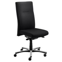 Drehstuhl My New Vision Schwarz - Schwarz/Alufarben, MODERN, Holz/Kunststoff (65/108-119/62cm) - MID.YOU