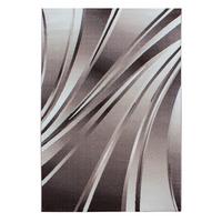 Flachwebeteppich Parma Braun ca. 140x200cm - Braun, Design, Textil (140/200cm) - Novel