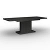 AUSZIEHTISCH AMADO - Schwarz, MODERN, Holz/Holzwerkstoff (160-200/90/76cm) - Bessagi Home