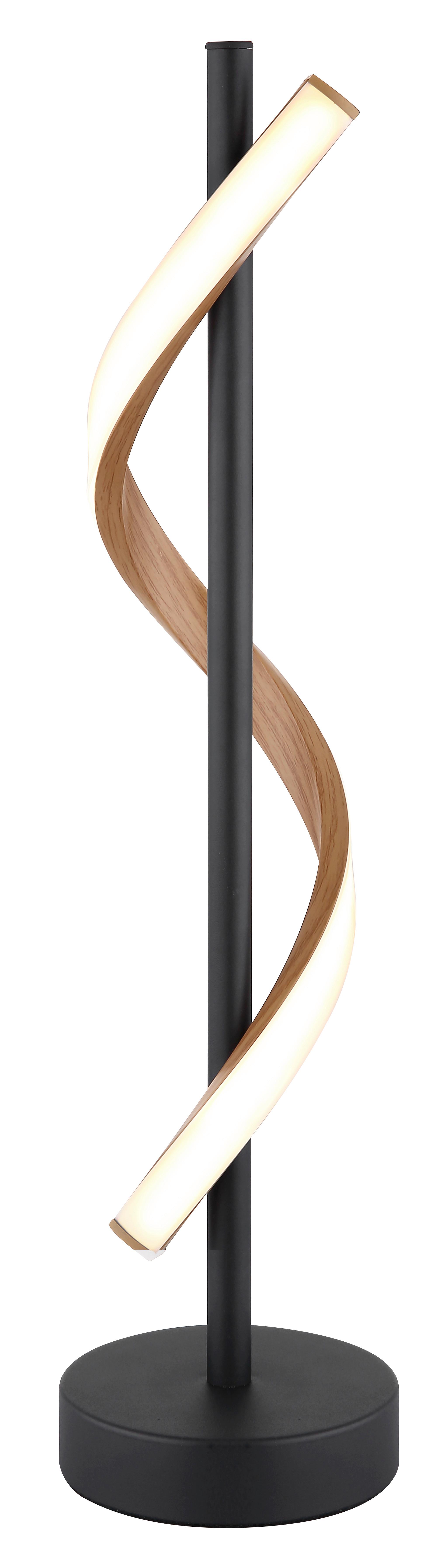 LED-TISCHLEUCHTE 67354T WATKINS - Weiss/Schwarz, Design, Kunststoff/Metall (15,5/49,3cm) - Globo